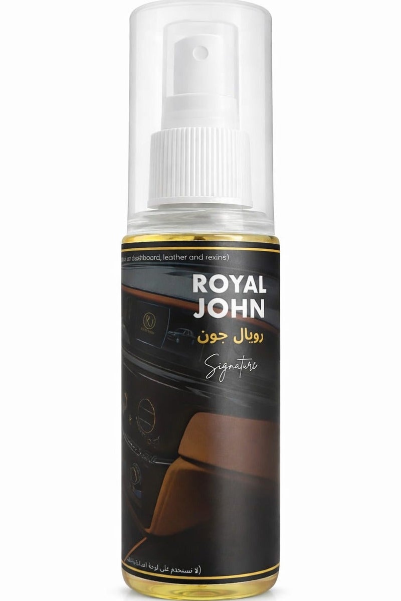 ROYAL JOHN Luxury Car Perfume Spray 100ml – Vanilla, Leather & Tonka Beans – Long Lasting Car Air Freshener – Multipurpose Fragrance - Image 1